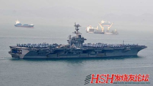 Tàu sân bay USS Goerge Washington Hải quân Mỹ thăm Hồng Kông